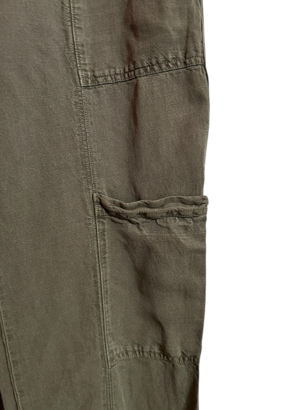 Nicole Miller Olive Cargo Drawstring Capris - Picture 4 of 15